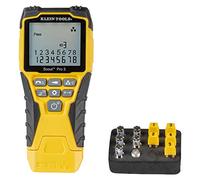 Klein Tools Scout® Pro 3 Kit testeur de câble VDV501-851EU | Testeur Ethernet avec identification à distance | Pour RJ45, RJ11, coaxial | Avec adaptateur de câble et 5 unités à distance | Test réseau