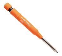 KLEIN TOOLS Skribes 86501 Porte-mine de charpentier mécanique 2,8 mm avec taille-crayon intégré, 4 recharges et marquage des trous profonds pour le travail du bois et la construction