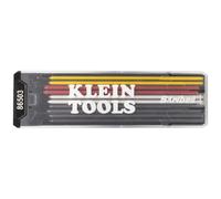 KLEIN TOOLS Skribes 86503 Lot de 10 mines de mine de charpentier 2,8 mm Couleurs assorties pour le travail du bois et la construction