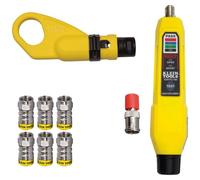 Klein Tools VDV002-820 Kit d'installation et de test de connecteur Push-on Jaune