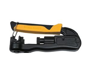 Klein Tools VDV211-063 Pince à sertir à compression pour câblage intérieur et extérieur Jaune