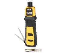 Klein Tools VDV427-300 Outil de poinçonnage à impact avec lame 66/110, connexions de câble CAT fiables, force réglable, comprend un médiator et un spudger