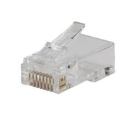 KLEIN TOOLS VDV826-703 Pass-Thru Modular Data Plug, RJ45 CAT6, Pass Through Connectors 50-Pack