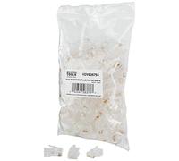 Klein Tools VDV826-764 Lot de 200 fiches de données modulaires pour câble Ethernet CAT6A et CAT6 de Plus Grand diamètre Intérieur ou extérieur