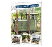 Klein- und Privatbahn Museum Gramzow (Tischkalender 2026 DIN A5 hoch), CALVENDO Monatskalender: Das Eisenbahn Museum Gramzow ist für kleine und Große Eisenbahnfans ein tolles Erlebnis.