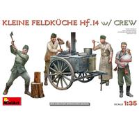 Kleine Feldkuche Hf.14 Avec Équipage 1:35 Kit De Modèle En Plastique MINIART