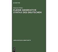 Kleine Generative Syntax Des Deutschen