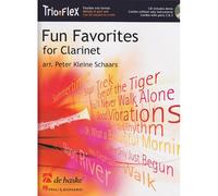 KLEINE SCHAARS PETER - FUN FAVORITES FOR CLARINET + CD - CLARINETTE