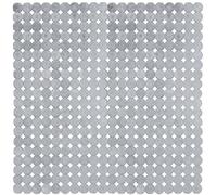 Kleine Wolke 4384124002 Sign Tapis de Douche en PVC Argent 55 x 55 cm