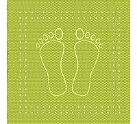 Kleine Wolke 4388615005 Foot Tapis de Baignoire PVC Vert 36 x 72 cm