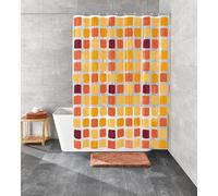 Kleine Wolke 4956580305 Sonny Rideau de Douche en PEVA Jaune 180 x 200 cm