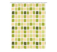 Kleine Wolke 4956605305 Sonny Rideau de Douche Vert 200 x 180 x 0,09 cm