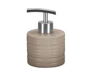 Kleine Wolke 5046133849 Sahara Distributeur de Savon Taille Petite Terre Cuite Taupe