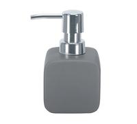 Kleine Wolke 5066901854 Cubic Distributeur de Savon en Céramique Anthracite 73 x 127 mm