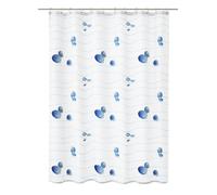 Kleine Wolke 5163700305 Miami Rideau de Douche Bleu 180 x 200 cm