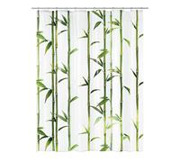 Kleine Wolke 5249625305 Bambu Rideau de Douche en PEVA Vert 180 x 200 cm