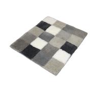 Kleine Wolke 5426179539 Caro Tapis de Bain Gris Clair 65 x 55 x 0,25 cm
