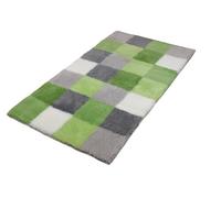 Kleine Wolke 5426617225 Caro Tapis de bain Polyacrylique Chardon Vert 70 x 120 x 2 cm