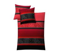 Kleine Wolke 6162453954 Cambridge Parure de lit 2 pièces Rubis 155 x 220 cm