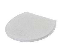 Kleine Wolke 8888114104 Soft Housse de siège de Toilette Polyacrylique Blanc Neige 47 x 50 x 2 cm