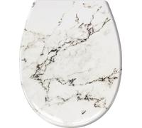 Kleine Wolke Abattant WC en marbre, 37 x 45 cm, Anthracite, Plastique thermodurcissable, 45 x 37 x 5 cm