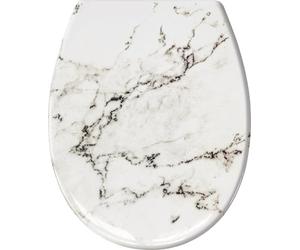 Kleine Wolke Abattant WC MARBLE Anthracite avec fermeture ralentie et Easy Clean
