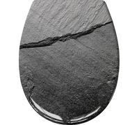 Kleine Wolke Abattant WC SLATE avec frein de chute et Easy Clean