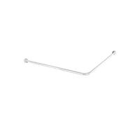 Kleine Wolke Barre d'angle pour rideau de douche ⌀ 25 mm Blanc 90 x 90 cm recoupable