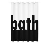 Kleine Wolke Bath rideau de douche 200x180 cm blanc-noir 5959185305