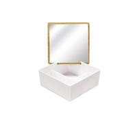Kleine Wolke Boîte de rangement TIMBER BOX Blanc S