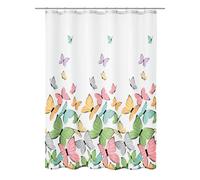 Kleine Wolke Butterflies rideau de douche 200x180 cm blanc-multicolore 5282148305