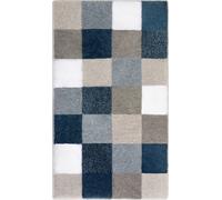 Kleine Wolke Caro tapis de bain 105x60 cm rectangulaire blanc-gris-beige-marron-noir-mélange de couleurs 5426783382