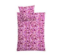 Kleine Wolke Catalonia Parure de lit en Coton Rouge 155 x 220 cm (80 x 80 cm)