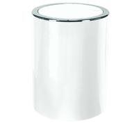 Kleine Wolke 5829114858 Clap Poubelle à Couvercle Plastique Blanc 5 L 40 x 30 x 10 cm