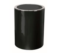 Kleine Wolke Poubelle à cosmétique CLAP Noir 5 Liter