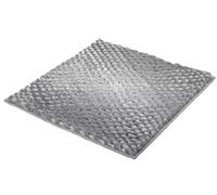 Kleine Wolke Cory tapis de bain 60x60 cm carré gris 9121901135