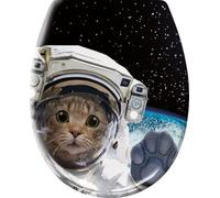 Kleine Wolke Cosmo Cat Abattant WC Multicolore 37 x 45 cm