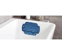 Kleine Wolke Coussin de nuque BUBBLE Bleu marine 32 x 22 cm