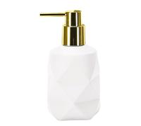 Kleine Wolke Doseur de savon GOLDEN CRACKLE Blanc