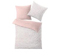 Kleine Wolke Dotti Parure de lit, Coton, Rose, 1-155x220 /1-80x 80