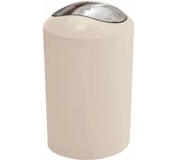 Kleine Wolke Glossy poubelle 5 l chrome-beige 5063291858