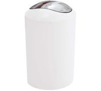 Kleine Wolke Glossy poubelle 5 l chrome-blanc 5063115858