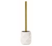 Kleine Wolke Golden Crackle brosse wc posé blanc-doré 8431100856