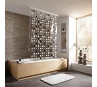 Kleine Wolke Kleine Wolke Rideau de douche pour cassette de rouleau de douche DUSCHROLLO-LEERKASSETTE Gris 128 x 240 cm