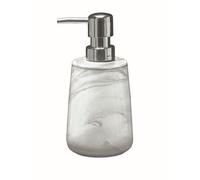 Kleine Wolke Textilgesellschaft 5854901854 Marble Distributeur de savon Grès Anthracite 7,8 x 16,5 x 7,8 cm