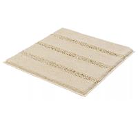 Kleine Wolke Monrovia tapis de bain 60x60 cm carré beige 4094226135