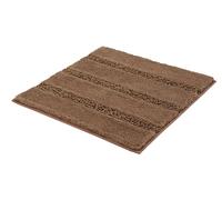 Kleine Wolke Monrovia tapis de bain 60x60 cm carré marron 4094287135