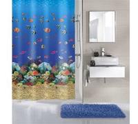 Kleine Wolke Rideau de Douche 180x200 cm Multicolore Baignoire Salle de Bain Blanc G