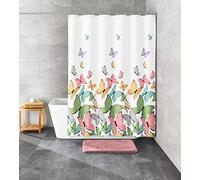 Kleine Wolke Rideau de Douche, en Polyester, Multicolore, 180 x 180 cm