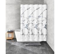 Kleine Wolke Rideau de Douche en Polyester, Rideau Salle de Bain, Gris, 180 x 180 cm